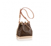 LouisVuitton/路易威登女士老花經典款水桶包NOEBB單