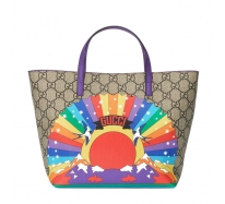 GUCCI/古馳 19春夏新款兒童Supreme GG帆布手提包